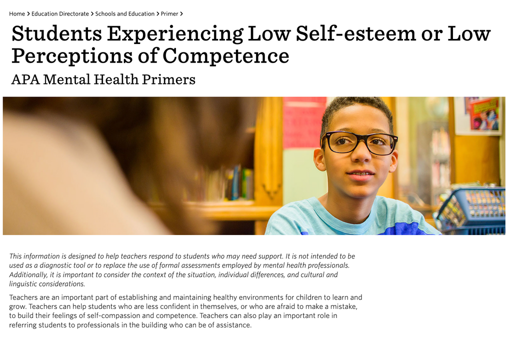 Self-Esteem and It's Effects on Students