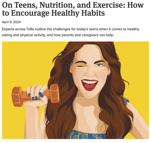 On Teens, Nutrition, and Exercise: How to Encourage Healthy Habits